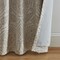 Threadmade Home Giovanni Medallion Blackout Window Curtain Panel, Natural - 52"W x 84"L